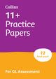 11+ GL English, Maths, Verbal Reasoning and Non-Verbal Reasoning Practice Papers Pack (with 12 Practice Papers books)