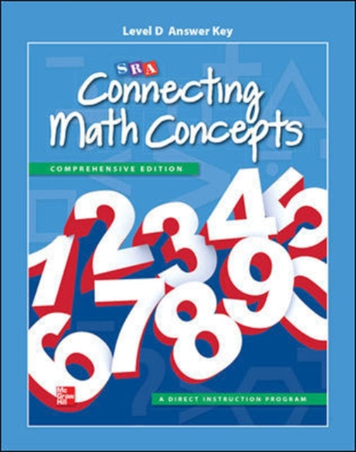 Book cover of: Connecting Math Concepts Level D, Additional Answer Key. By: Engelmann