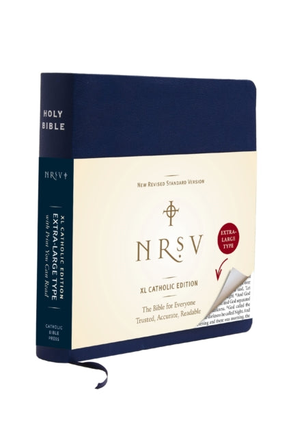 Book cover of: NRSV XL, Catholic Edition, Navy Leathersoft