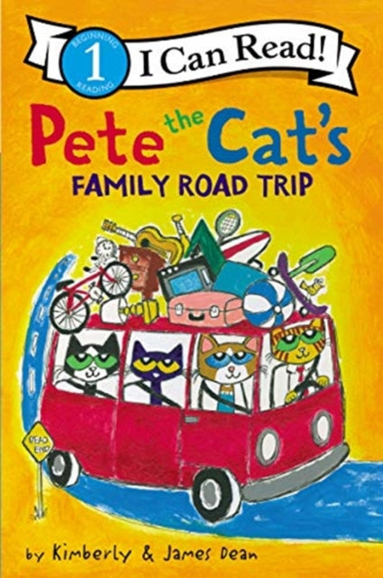 Book cover of: Pete the Cat’s Family Road Trip. By: James Dean