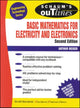 Book cover of: Schaum's Outline of Basic Mathematics for Electricity and Electronics