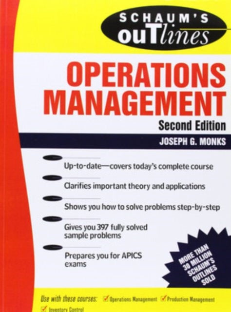 Book cover of: Schaum's Outline of Operations Management