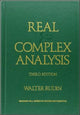 Book cover of: Real and Complex Analysis