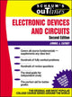 Book cover of: Schaum's Outline of Electronic Devices and Circuits, Second Edition