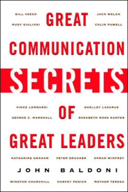 Book cover of: Great Communication Secrets of Great Leaders