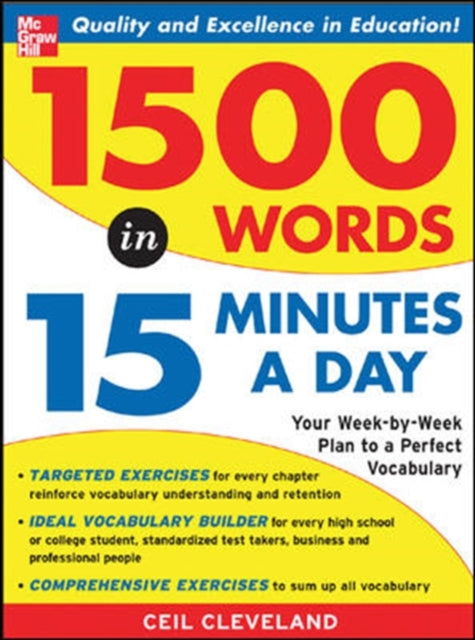 Book cover of: 1500 Words in 15 Minutes a Day