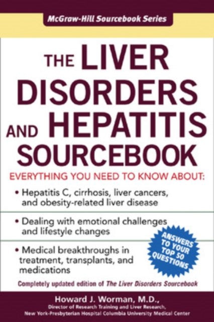 Book cover of: Liver Disorders and Hepatitis Sourcebook. By: Howard J. Worman