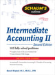 Book cover of: Schaum's Outline of Intermediate Accounting II, 2ed. By: Baruch Englard