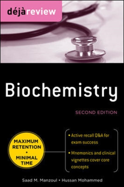 Book cover of: Deja Review Biochemistry, Second Edition. By: Saad M. Manzoul