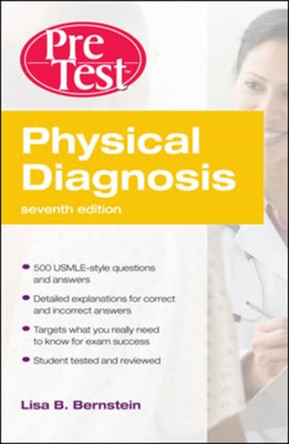 Book cover of: Physical Diagnosis PreTest Self Assessment and Review, Seventh Edition