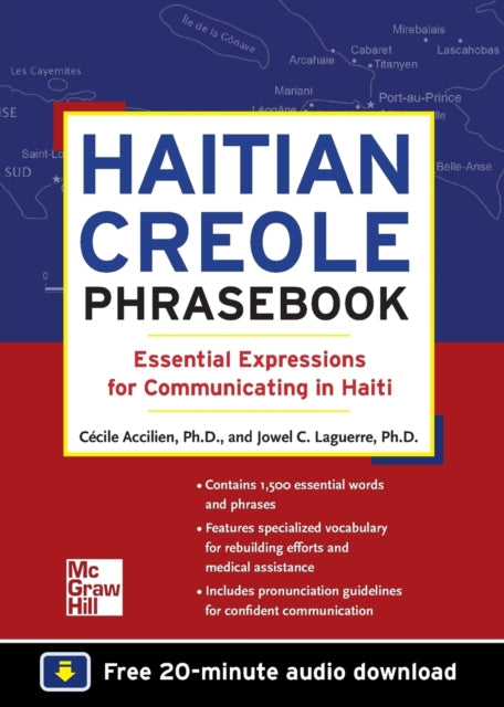 Book cover of: Haitian Creole Phrasebook: Essential Expressions for Communicating in Haiti. By: Jowel C. Laguerre