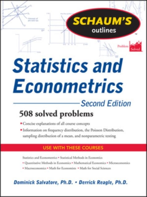 Book cover of: Schaum's Outline of Statistics and Econometrics, Second Edition. By: Dominick Salvatore