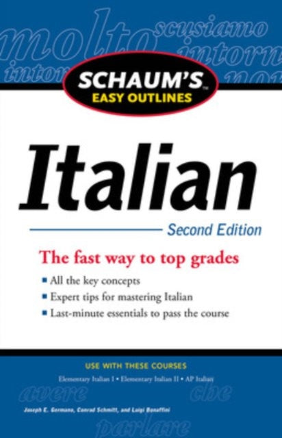 Book cover of: Schaum's Easy Outline of Italian, Second Edition