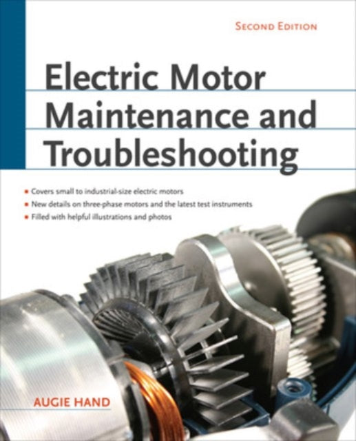 Book cover of: Electric Motor Maintenance and Troubleshooting. By: August Hand
