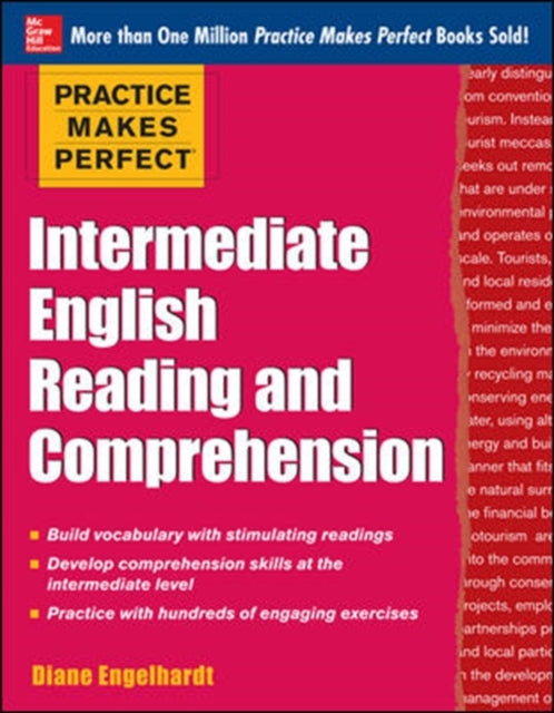 Book cover of: Practice Makes Perfect Intermediate English Reading and Comprehension. By: Diane Engelhardt