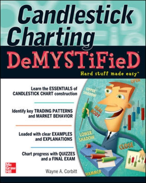 Book cover of: Candlestick Charting Demystified. By: Wayne A. Corbitt