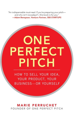 One Perfect Pitch: How to Sell Your Idea, Your Product, Your Business -or Yourself
