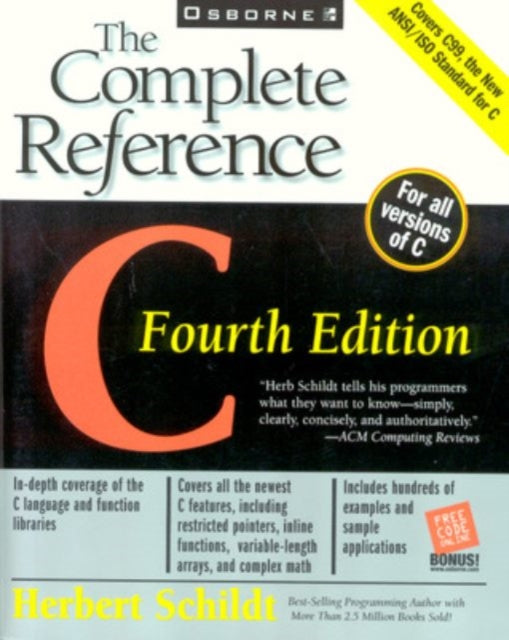 Book cover of: C: The Complete Reference