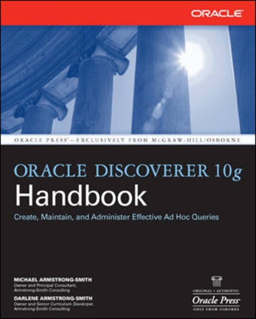 Book cover of: Oracle Discoverer 10g Handbook. By: Darlene Armstrong-Smith
