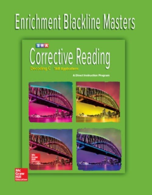Book cover of: Corrective Reading Decoding Level C, Enrichment Blackline Master. By: McGraw Hill