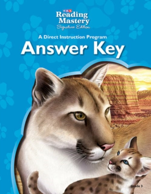 Book cover of: Reading Mastery Reading/Literature Strand Grade 3, Answer Key. By: McGraw Hill