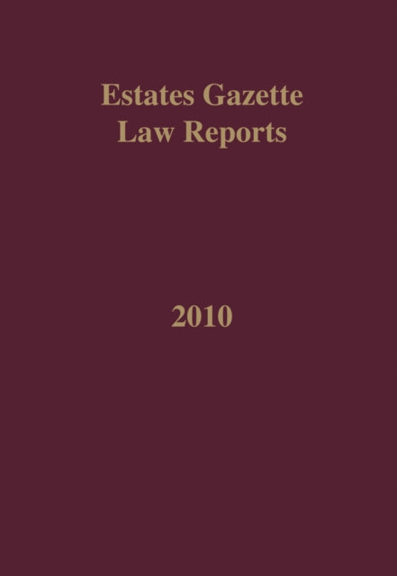 Book cover of: EGLR 2010 SET. By: Hazel Marshall