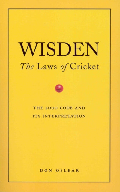 Book cover of: Wisden's The Laws Of Cricket