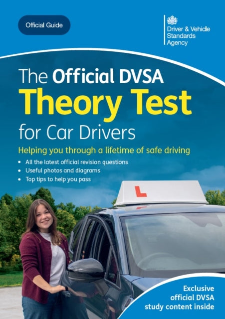 Book cover of: Official DVSA Theory Test for Car Drivers - 2025