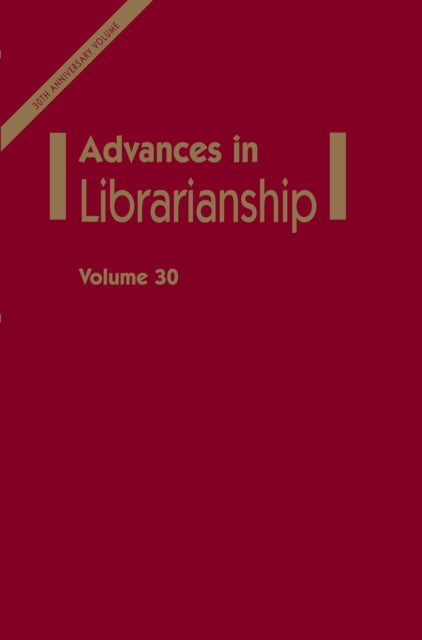 Book cover of: Advances in Librarianship