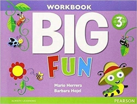 Book cover of: Big Fun 3 Workbook with AudioCD. By: HERRERA & HOJEL