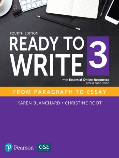 Book cover of: Ready to Write 3 with Essential Online Resources. By: Karen Blanchard