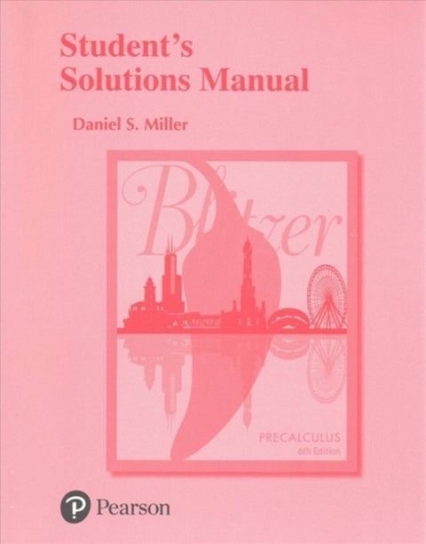 Student's Solutions Manual for Precalculus