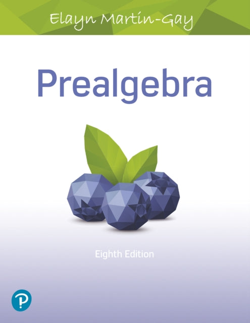 Book cover of: Prealgebra. By: K. Elayn Martin-Gay