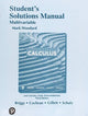 Book cover of: Student Solutions Manual for Multivariable Calculus. By: Lyle Cochran