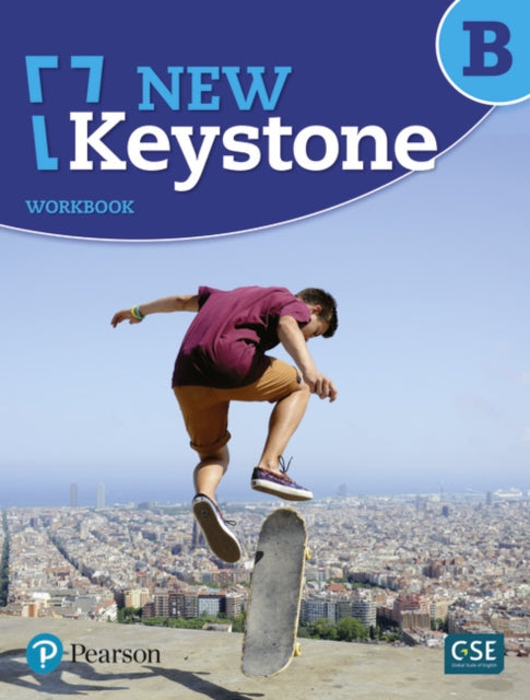 Book cover of: New Keystone - (AE) - 3rd Edition (2019) - Workbook - Level B. By: Pearson
