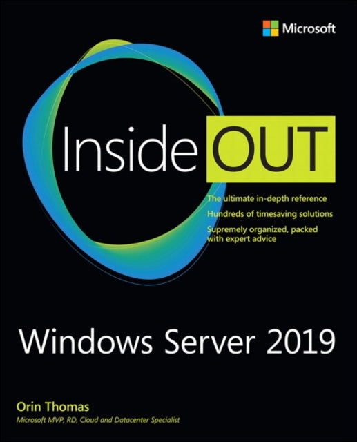 Book cover of: Windows Server 2019 Inside Out. By: Orin Thomas