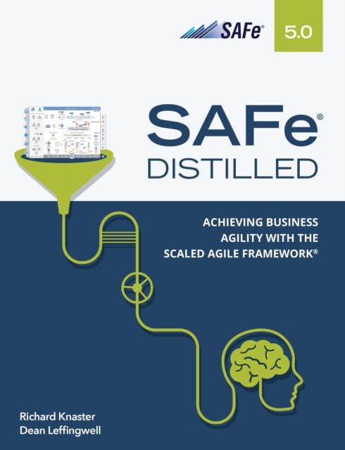 Book cover of: SAFe 5.0 Distilled. By: RICHARD KNASTER