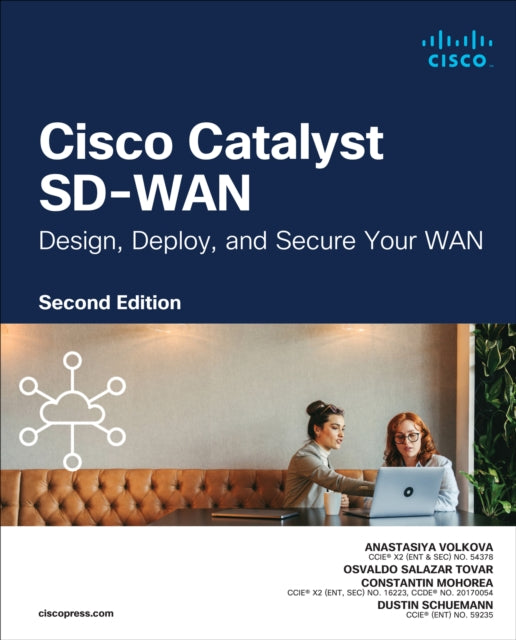 Book cover of: Cisco Catalyst SD-WAN. By: DUSTIN SCHEUMANN
