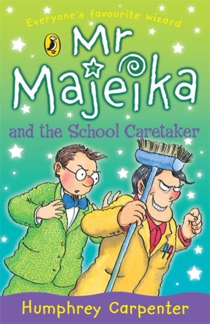 Book cover of: Mr Majeika and the School Caretaker. By: Humphrey Carpenter