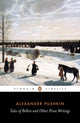 Book cover of: Tales of Belkin and Other Prose Writings. By: Aleksandr Sergeyevich Pushkin