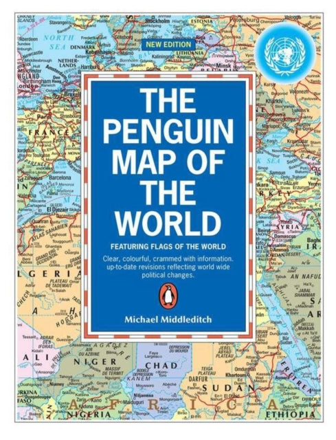 Penguin Map of the World 9780140515282 Michael Middleditch