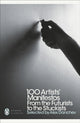 Book cover of: 100 Artists' Manifestos