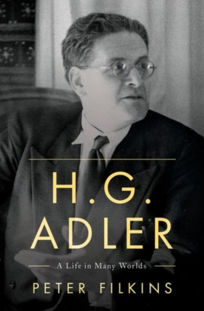 Book cover of: H. G. Adler. By: Peter Filkins