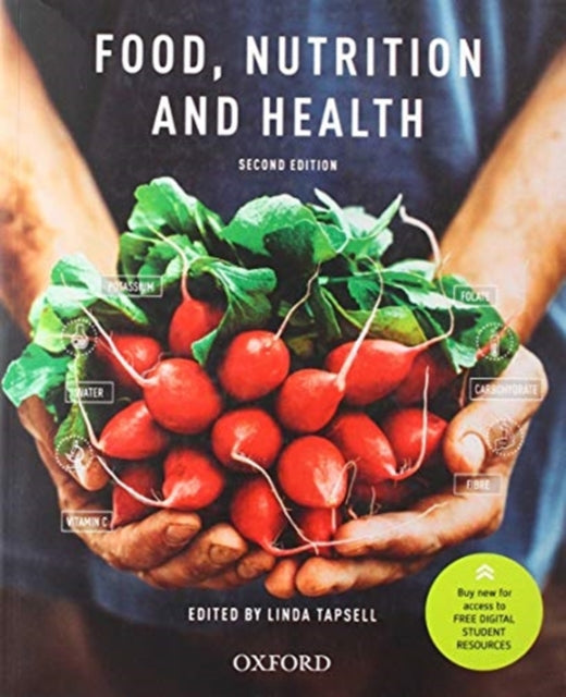 Book cover of: Food, Nutrition, and Health. By: Linda Tapsell