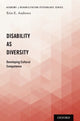 Book cover of: Disability as Diversity. By: Erin E. Andrews