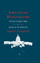 Book cover of: American Discontent. By: John L. Campbell