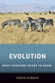 Book cover of: Evolution. By: Robin Dunbar
