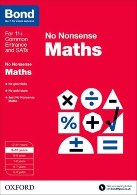Book cover of: Bond: Maths: No Nonsense. By: Sarah Lindsay