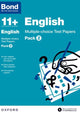 Bond 11+: English: Multiple-choice Test Papers: Ready for the 2025 exam (for GL Assessment & other 11 plus exams), Pack 2 9780192740847 Sarah Lindsay
