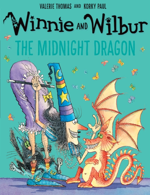 Book cover of: Winnie and Wilbur: The Midnight Dragon. By: Valerie Thomas